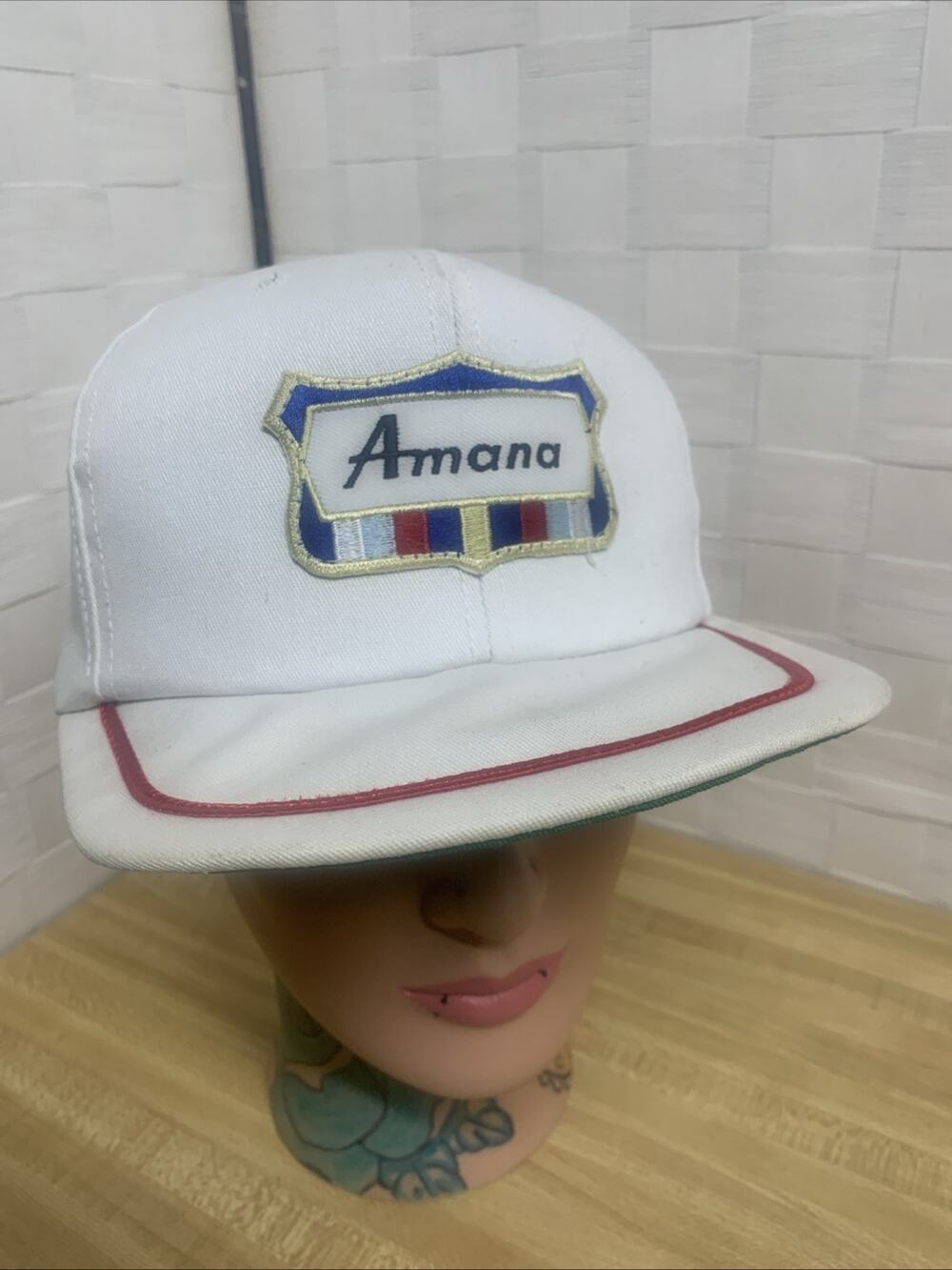 Vintage 1980's-1990's Amana Wool Hat Made In USA One Size Fits All